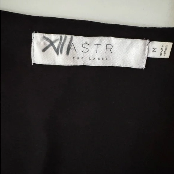 ASTR the label sheer floral v-neck button front long sleeve midi dress size M - Picture 11 of 15